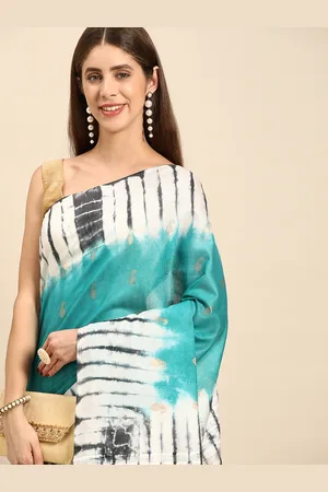 swatika Paisley Silk Blend Bhagalpuri Saree