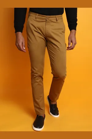 V-Mart Men Slim Fit Twill Cotton Chinos