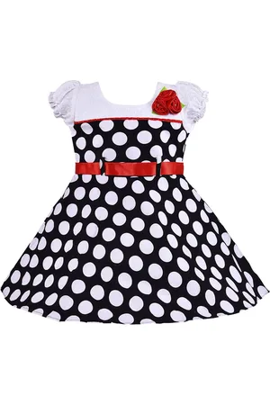 Wish Karo Baby Girl Black Frock Dress