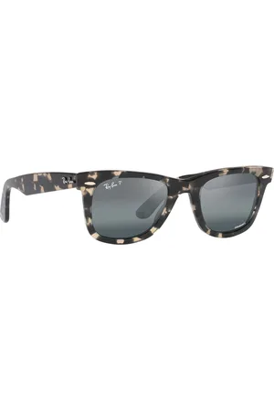 Ray-Ban Unisex Polarized Blue Lens Square Sunglasses - 0RB21401333G650
