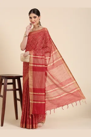 swatika Woven Design Ethnic Motifs Bhagalpuri Saree