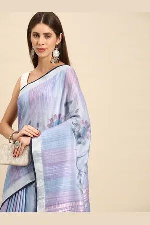 swatika Floral Pure Cotton Bhagalpuri Saree