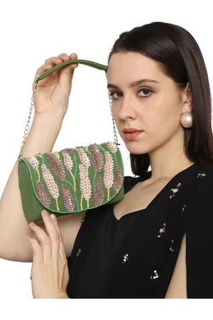 MARKQUES Suede Embellished Purse