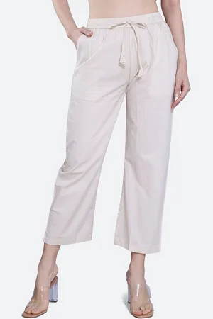 FCK-3 Women Relaxed High-Rise Pure Cotton Culottes