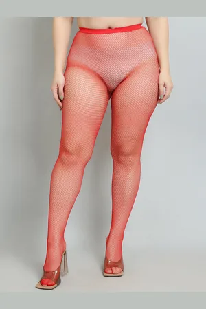 Color Style Diamond Rinestone Mid-Rise Semi Sheer Stockings