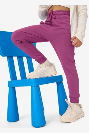 The Souled Store Infant Girls Cotton Mid Rise Joggers
