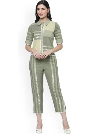 Kalini Striped Shirt With Trousers Co-Ords