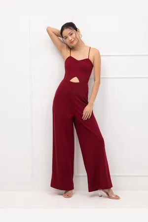 20Dresses Maroon Basic Jumpsuit