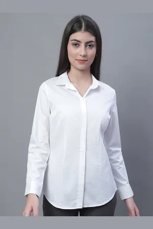 CANTABIL Comfort Fit Spread Collar Cotton Casual Shirt