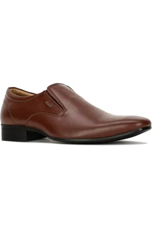 Bata Men Textured Formal Slip-On Shoes