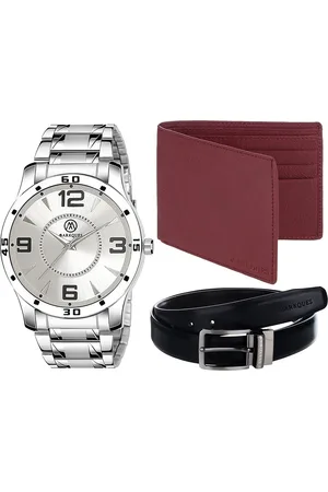 MARKQUES Men Solid Leather Accessory Gift Set