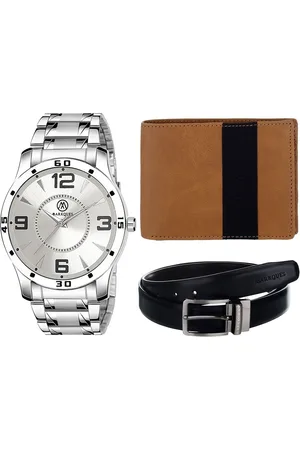 MARKQUES Men Solid Leather Accessory Gift Set