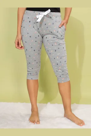 Dollar Missy Women Printed Pure Cotton Lounge Capris