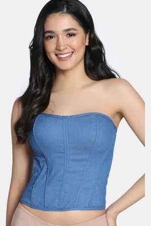 Zivame Strapless Sleeveless Top