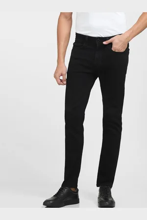 SELECTED Men Black Slim Fit Stretchable Jeans