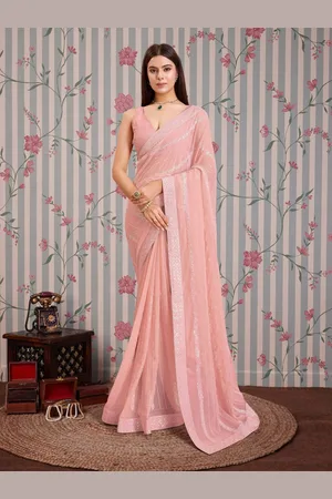 House of Pataudi Embellished Sequinned Saree