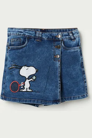 Lifestyle Girls Blue Peanuts Skirt