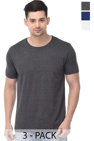Color Capital Pack Of 3 Round Neck Short Sleeves Cotton T-shirts