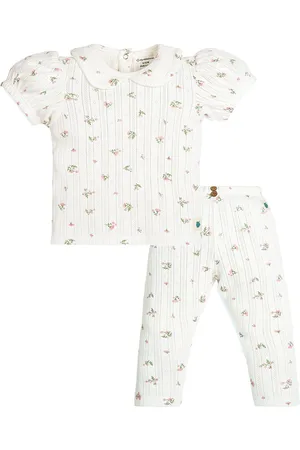 My Milestones Girls Printed T-shirt with Leggings