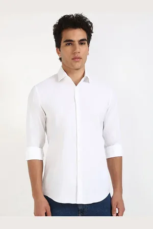 Calvin Klein Men Slim Fit Opaque Casual Shirt