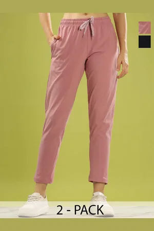 dollar Women Pack Of 2 Dry Fit Training or Gym Cotton Track Pants