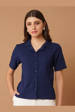 Chemistry Women Slim Fit Opaque Casual Shirt