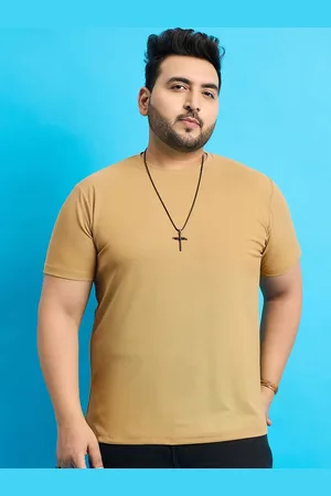 Bigbanana Plus Size Round Neck Bio Finish Short Sleeves T-shirt