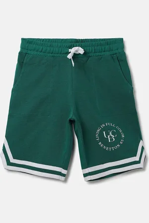 Benetton Boys Horizontal Striped Cotton Shorts