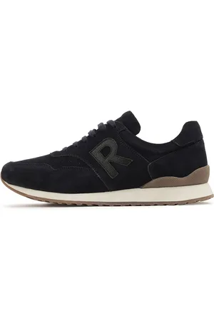 RARE RABBIT Men Bristol Perforated Suede Sneakers