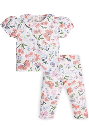 My Milestones Girls Printed T-shirt with Leggings