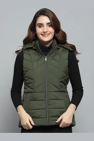 Monte Carlo Women Hooded Solid Casual Puffer Jacket