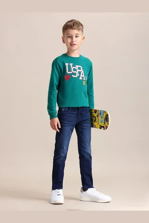 Ralph Lauren Boys Slim Fit Light Fade Stretchable Jeans