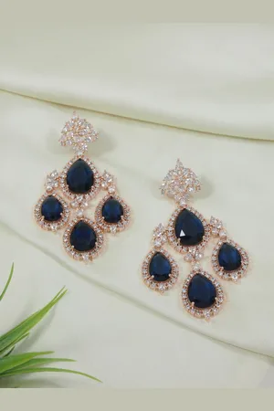 I Jewels Contemporary Drop Earrings
