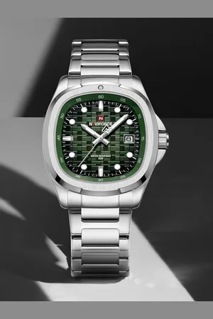 Naviforce Men Dial & Stainless Steel Straps Analogue Watch NF9240_S GN S