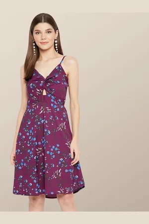 Chemistry Floral Print Crepe Dress