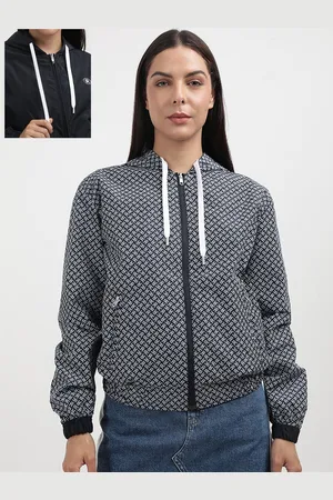 Tommy Hilfiger Women Geometric Crop Tailored Jacket