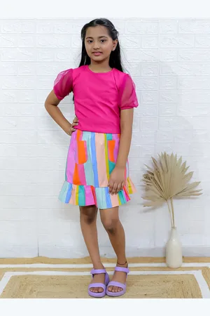 BAESD Girls Top with Skirt