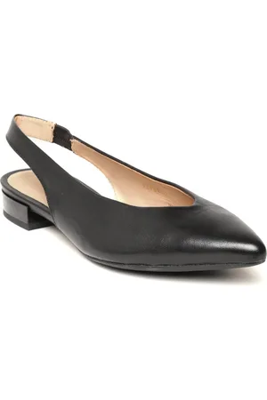 Geox Women Black Solid Leather Flats