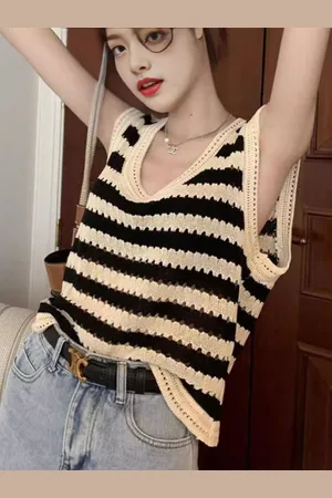 HERE&NOW Women Striped Top
