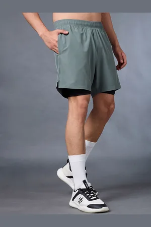 Cult Men Run Elevate Sea Green Integrated Shorts