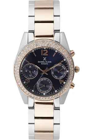 Daniel Klein Exclusive Women Navy Multifunction Dial Watch DK11156-2