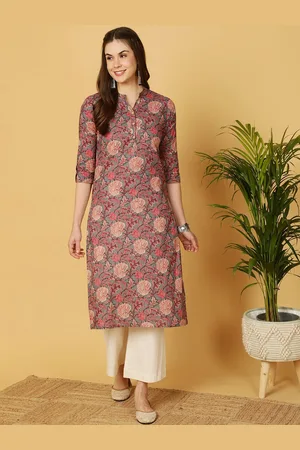 Antaran Ethnic Motifs Printed Pure Cotton Kurta