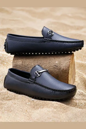 WOAKERS Men Colourblocked Leather Loafers