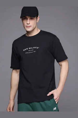 New Balance Brand Logo Embroidered Pure Cotton Relaxed Fit Athleisure T-shirt