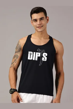 Rodzen Men Printed Applique T-shirt