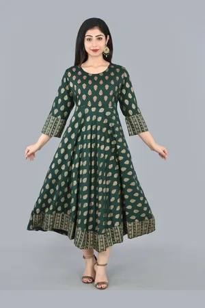Kalini Ethnic Motifs Printed Fit & Flare Ethnic Dress
