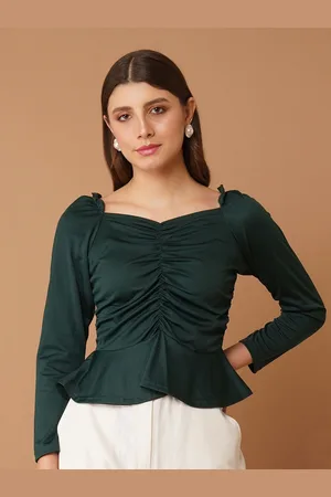 Chemistry Sweetheart Neck Peplum Top