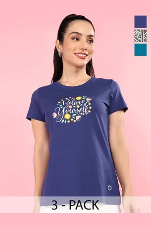 dollar Women 3 Printed Cowl Neck T-shirt