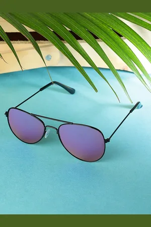 PASSION PETALS Kids Polarised And UV Protected Lens Aviator Sunglasses 11-13bluesunglasses