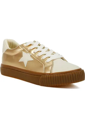 London Rag Women Colourblocked Lace-Ups Leather Sneakers